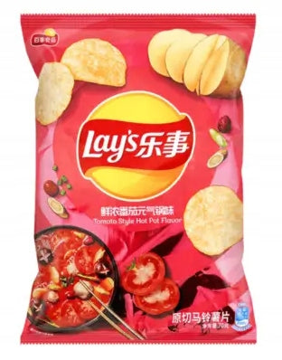 Lay's Tomato Style Hot pot Flavor 70g - China (Case of 22)