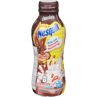 Nestle Nesquick Chocolate Milkshake 473ml (12 pack)