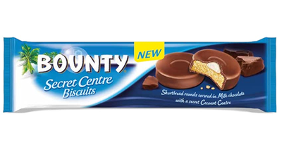 Bounty Secret Centre Biscuits 132g - 12ct (Europe)