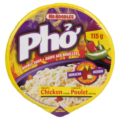 Mr. Noodles Big Bowl Pho Chicken Flavor 115g (12 pack)