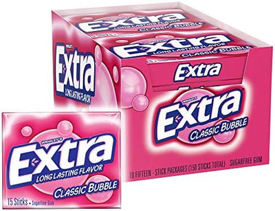 Extra Classic Bubble Gum - 10ct