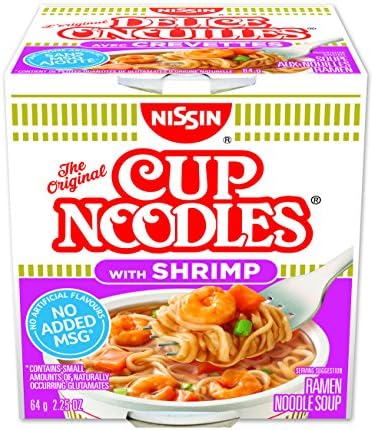 Nissin Cup Noodles Shrimp - 24ct
