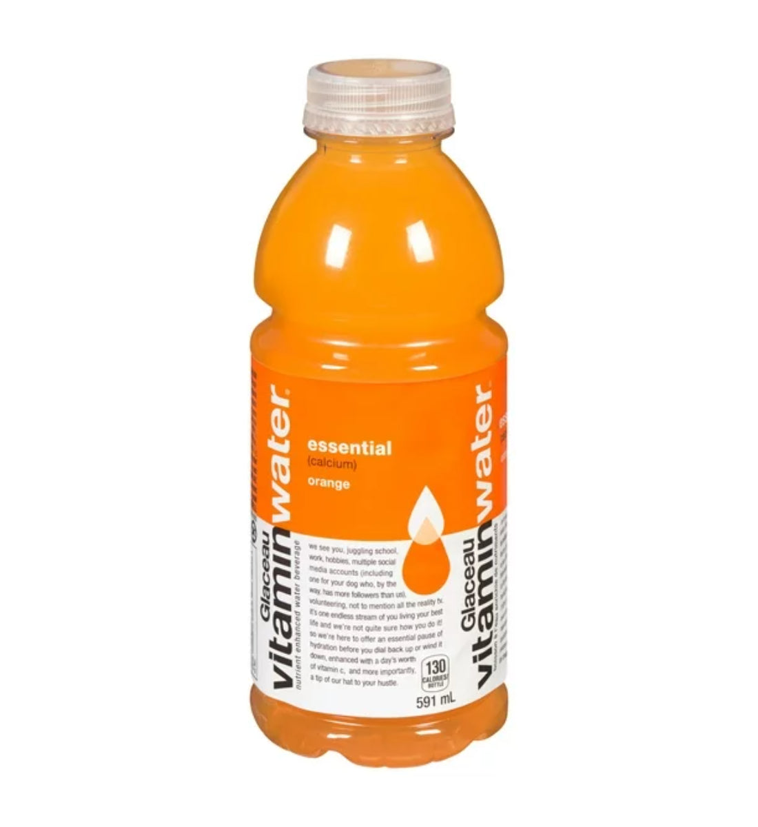 Glaceau Vitamin Water Zero Sugar Rise Orange 591ml (12 pack)