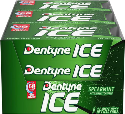 Dentyne Ice Split Spearmint Gum - 9ct
