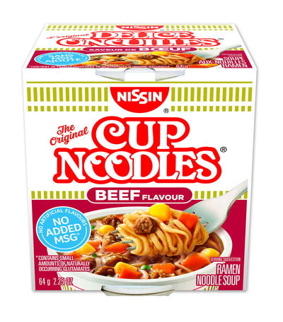 Nissin Cup Noodles Beef - 24ct