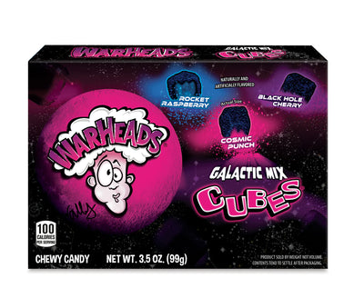 Warheads Galactic Cubes 99g Theater Box (Case of 12)