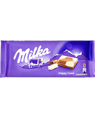 Milka Happy Cow Spots Chocolate Bar 100g (Case of 15) - UK