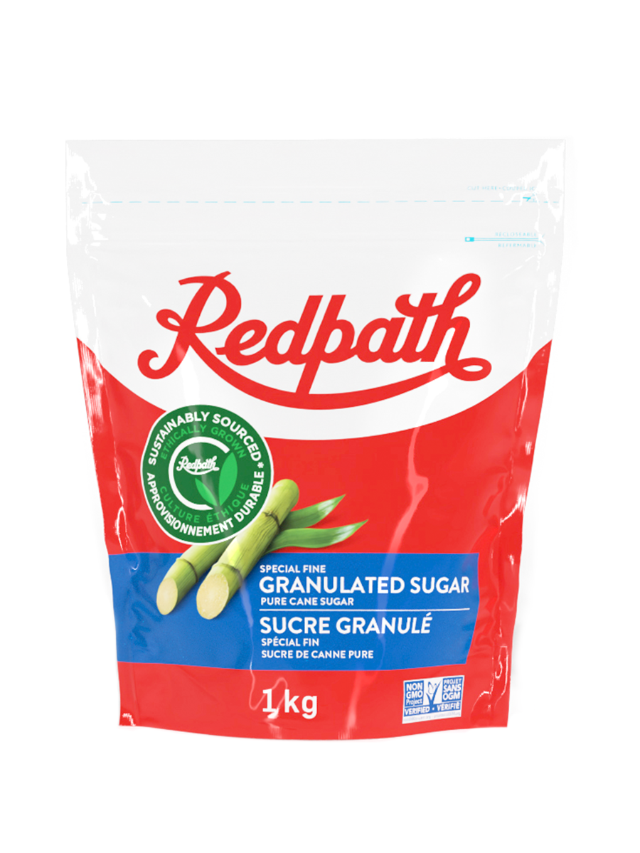 Redpath Fine Granulated Sugar 1kg - Case of 10