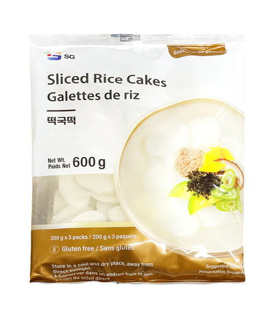 SG Sliced Rice Cakes 600g (12 Pack)
