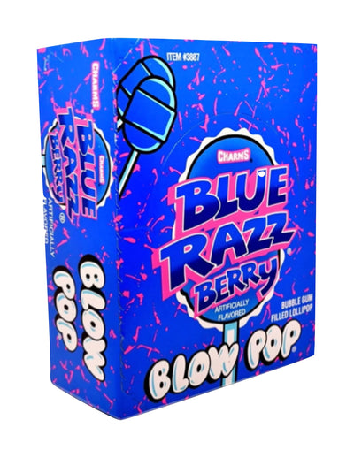 Charms Blow Pop Blue Razz 48Ct