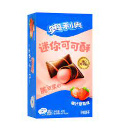 Oreo Mini Cocoa Crisp 40G  Juicy Strawberry Flavor - China