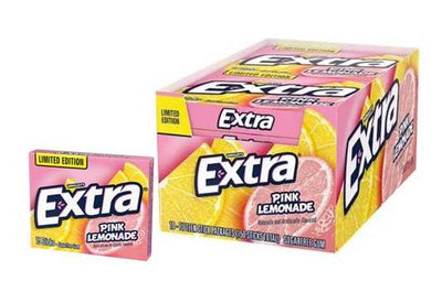 Extra Pink Lemonade Gum - 10ct
