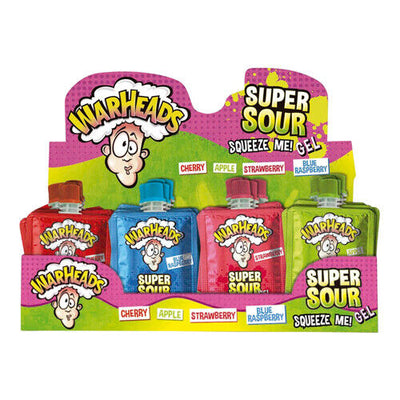 Warheads Super Sour Squeeze Me Gel Candy - 32ct