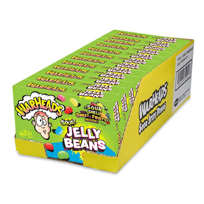 Warheads Sour Jelly Beans Theater Box 113g - Case of 12