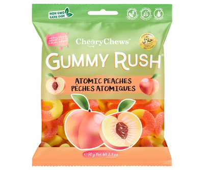 Gummy Rush Atomic Peaches (Case of 12)