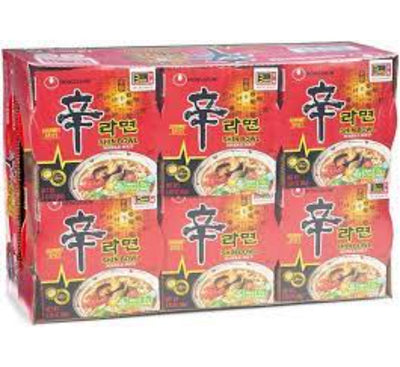 Nongshim Gourmet Spicy Shin Noodle Soup 86g (12 units) - Korea