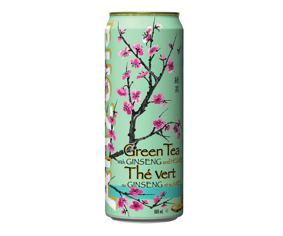 Arizona Green Tea with Ginseng and Honey 650ml - Case of 24