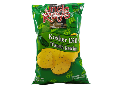 Uncle Ray's Kosher Dill Potato Chips (Case of 10)