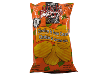 Uncle Ray's Cheddar and Sour Cream Potato Chips (Case of 10)