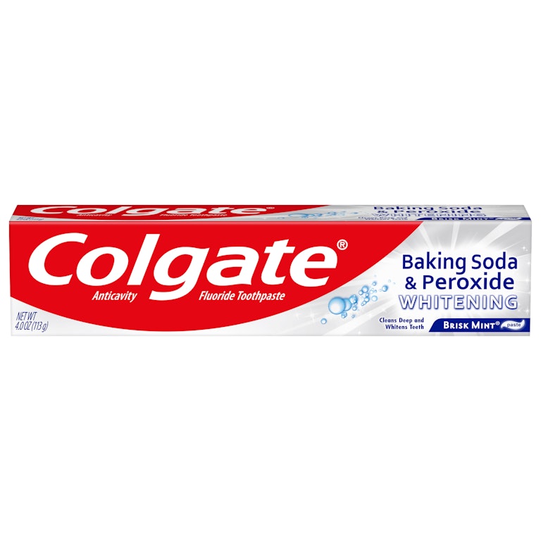 Colgate Baking Soda & Peroxide Whitening Toothpaste 4oz (113g) - Case of 6