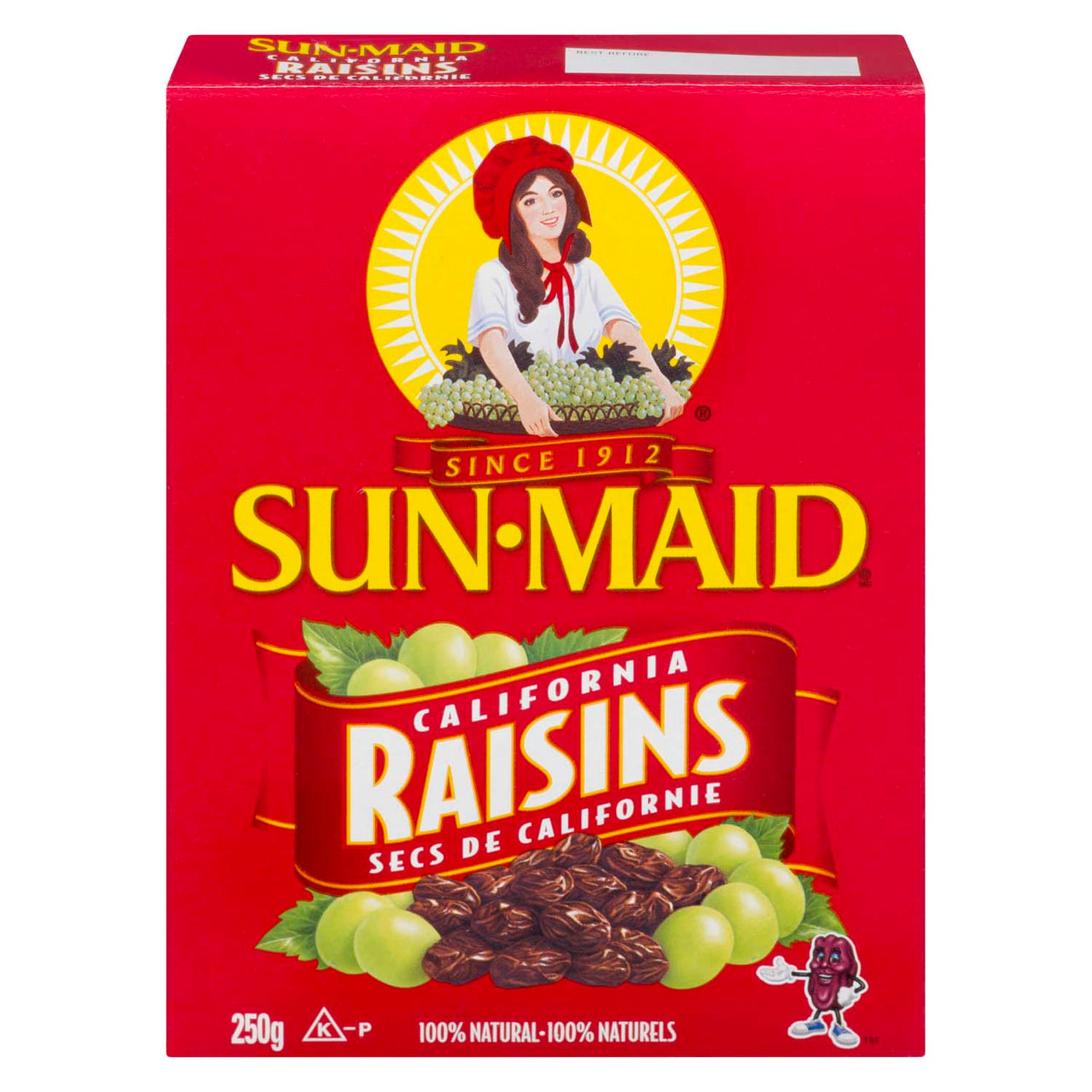 Sunmaid Raisins 250g - Case of 24