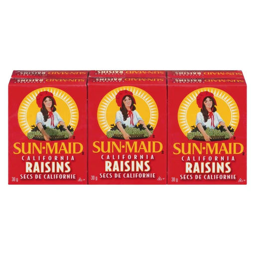 Sunmaid Raisins 6 x 30g - Case of 12