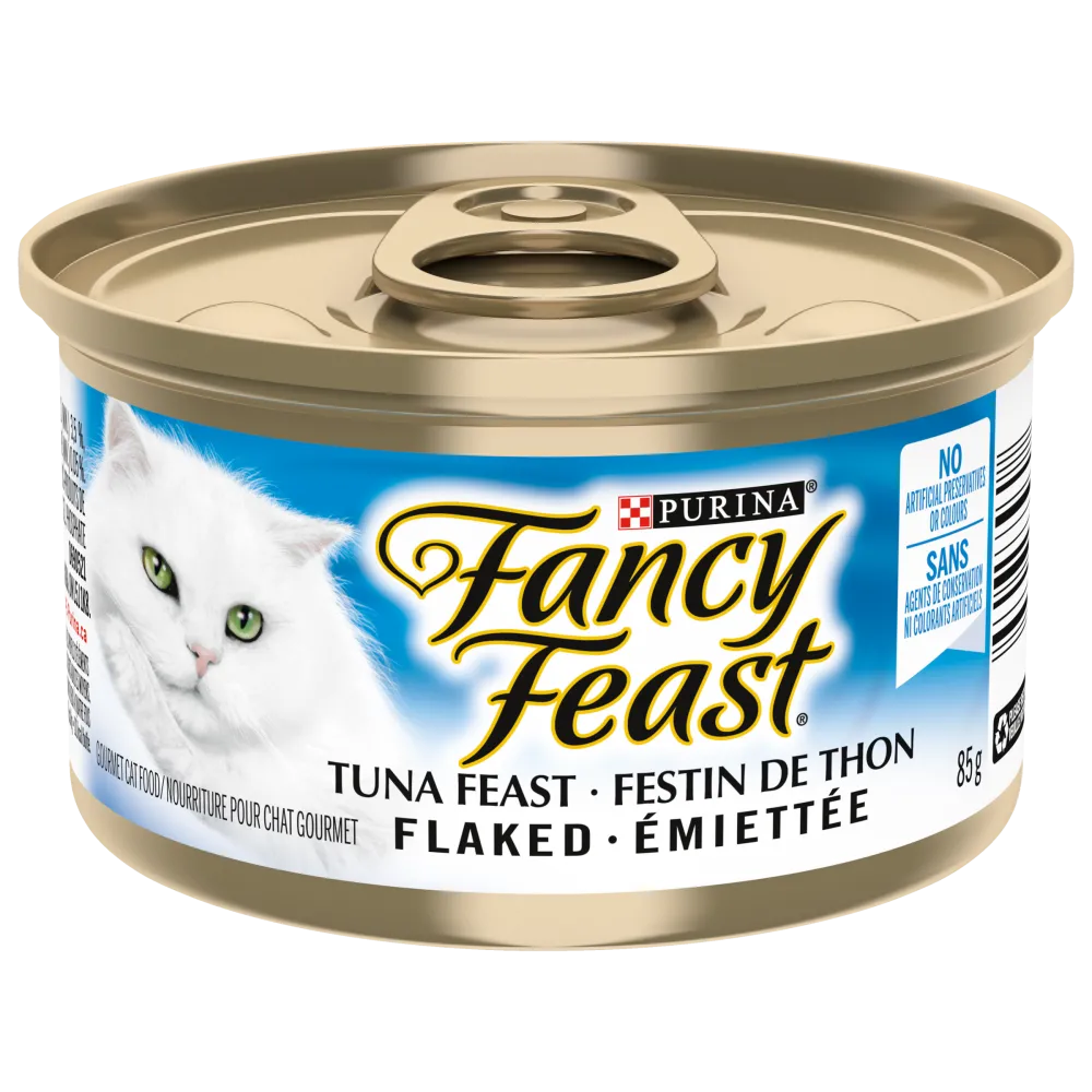 Purina Fancy Feast Flaked Tuna Cat Food 85g - Case of 24
