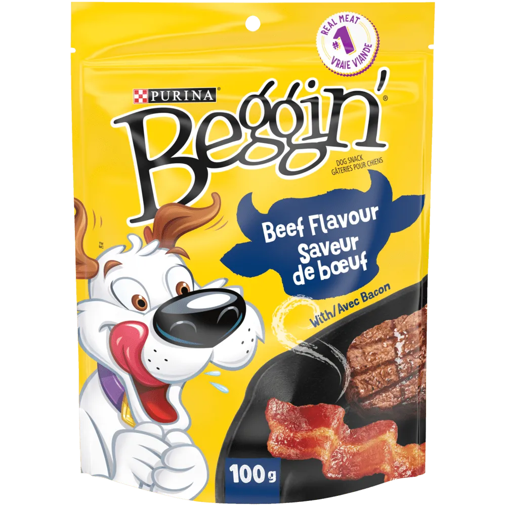 Beggin Strips Beef Dog Food 100g - Case of 6
