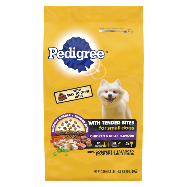 Pedigree with Tender Bites Chicken & Steak Dog Food 2kg
