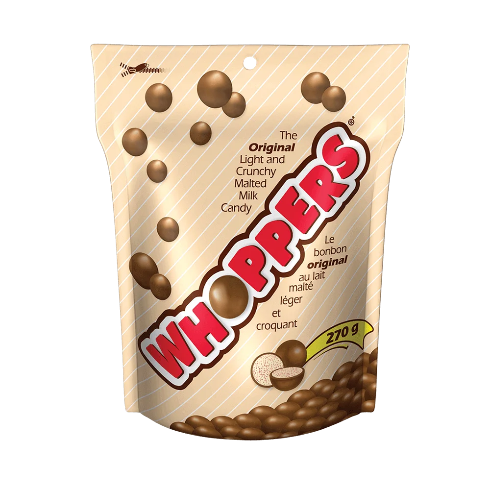 Whoppers Original Chocolate Balls 270g - Case of 12