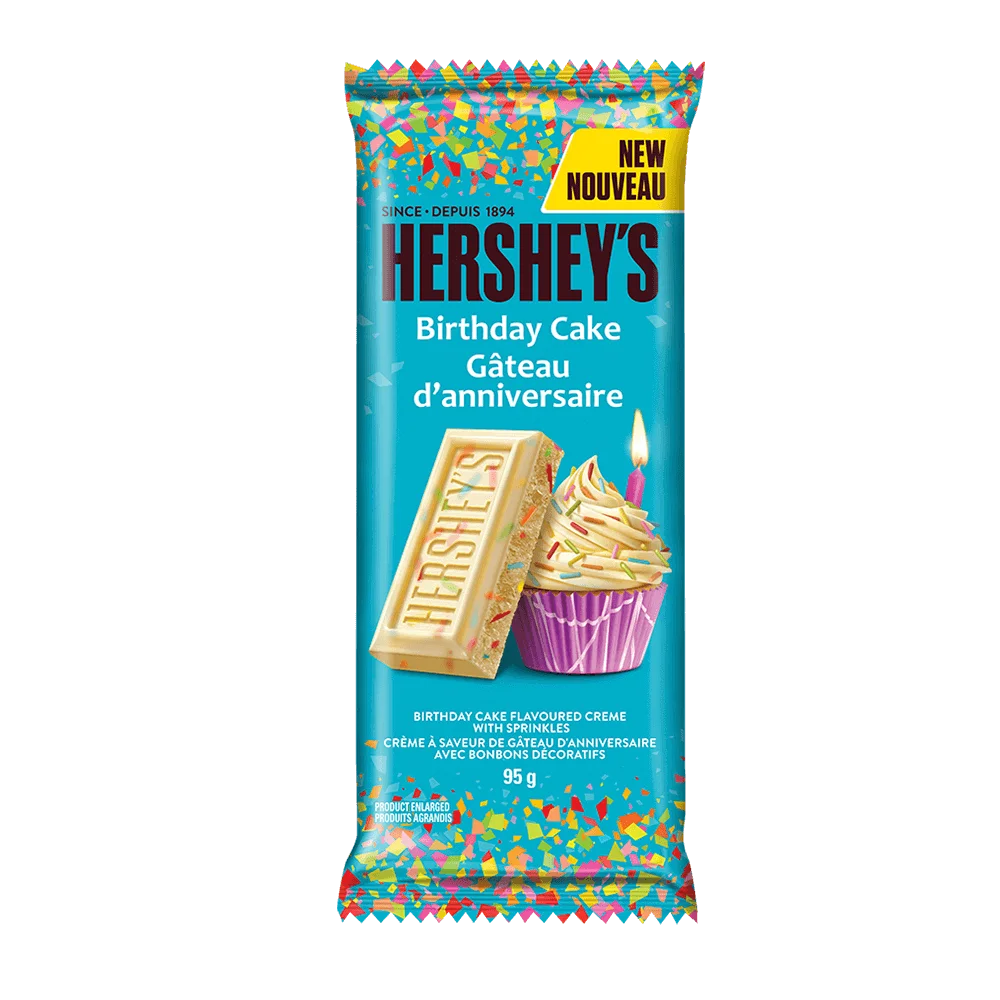 Hershey’s Birthday Cake Bar 95g - Case of 14