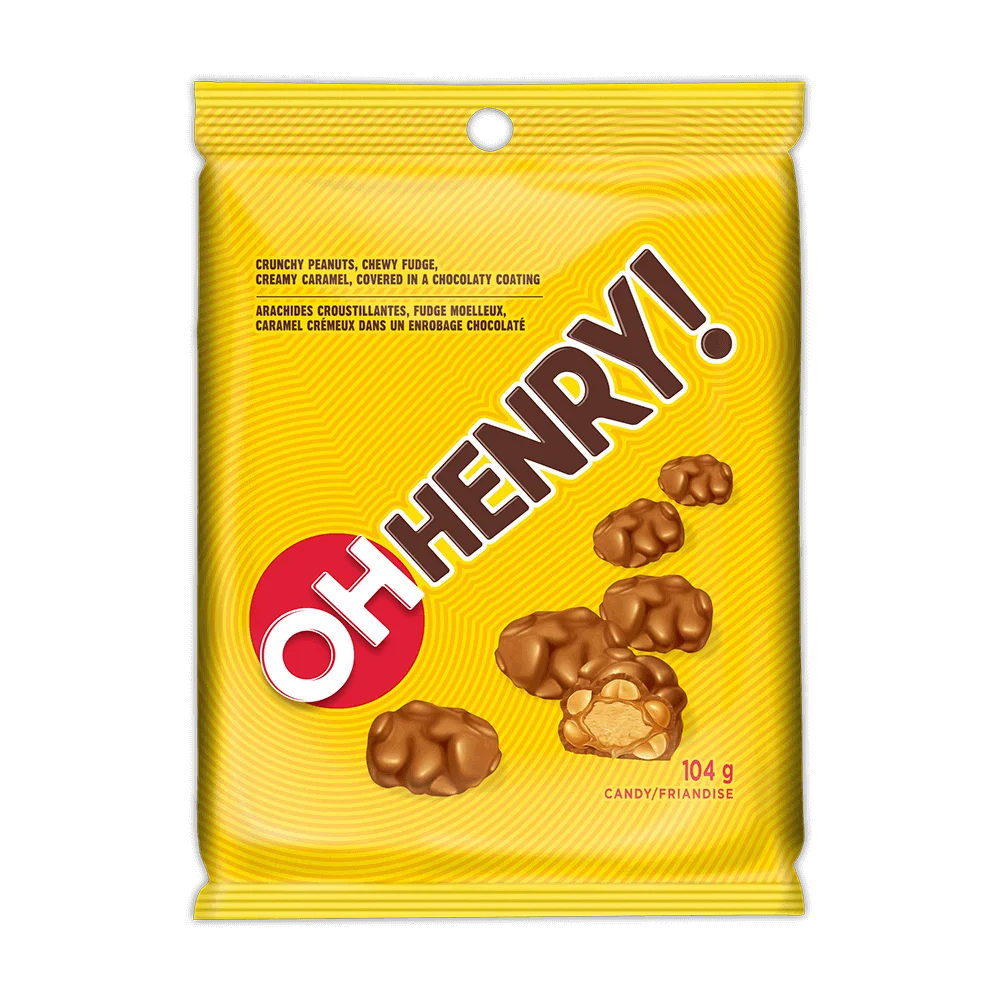 Oh Henry! Peg Bag 104g (Case of 36)