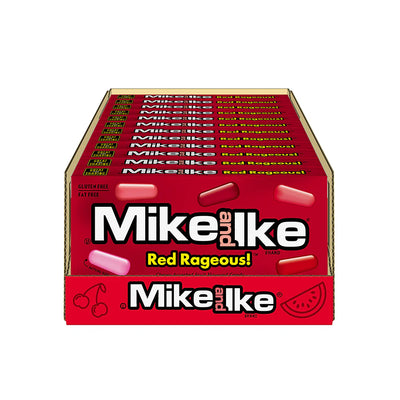 Mike & Ike Red Rageous Theater Box 120g - Case of 12