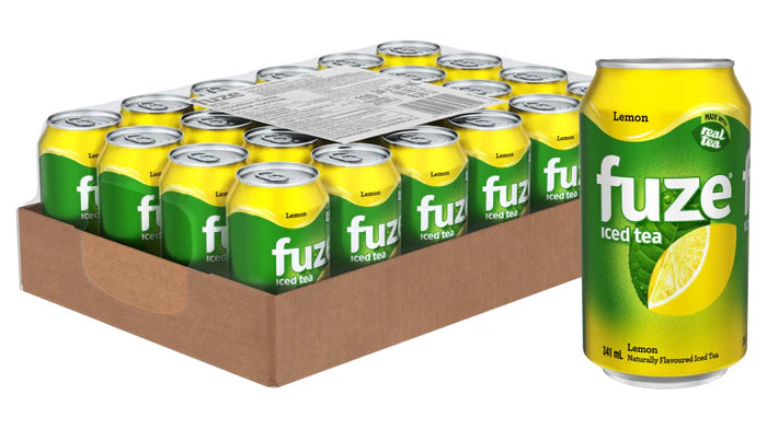 Fuze Lemon Iced Tea 341ml - Case of 24