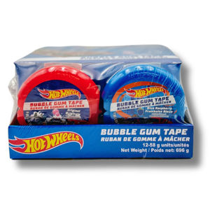 Hot Wheels Bubble Gum Tape 58g - 12ct