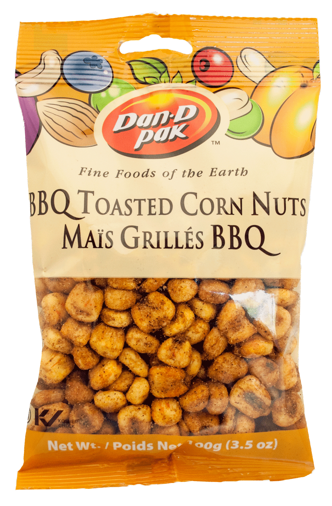 Dan-D Pak BBQ Toasted Corn Nuts 100g - Case of 12