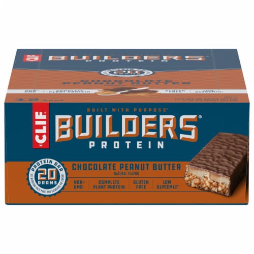 Clif Builders Chocolate Peanut Butter 68g - 12ct