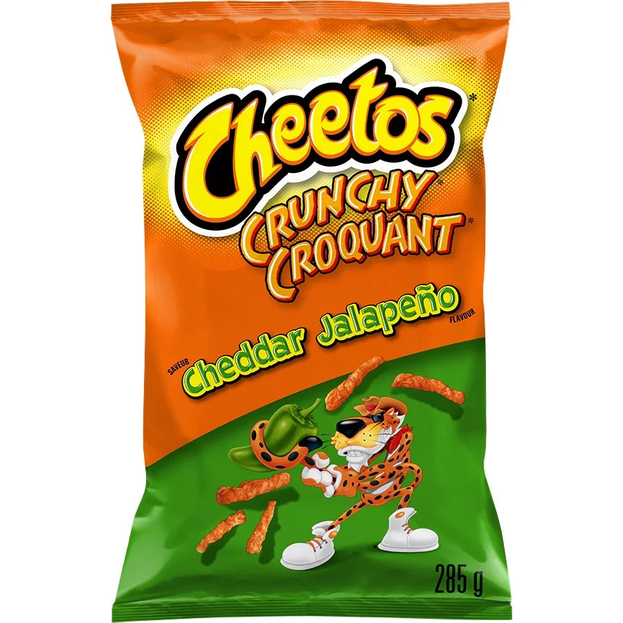 Cheetos Cheddar Jalapeno 285g - Case of 12