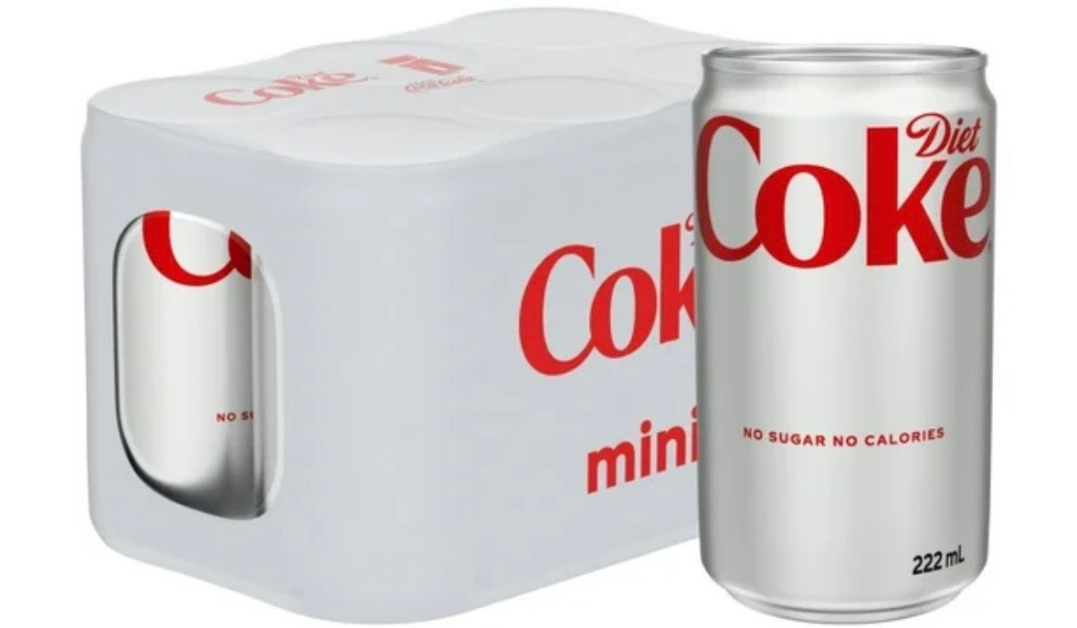 Coke Diet Mini 222ml - Case of 6