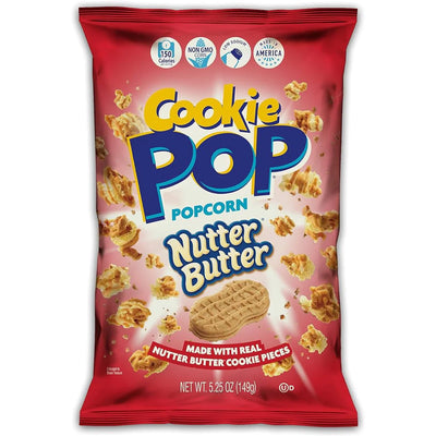 Cookie Pop Nutter Butter Popcorn 149g - Case of 6