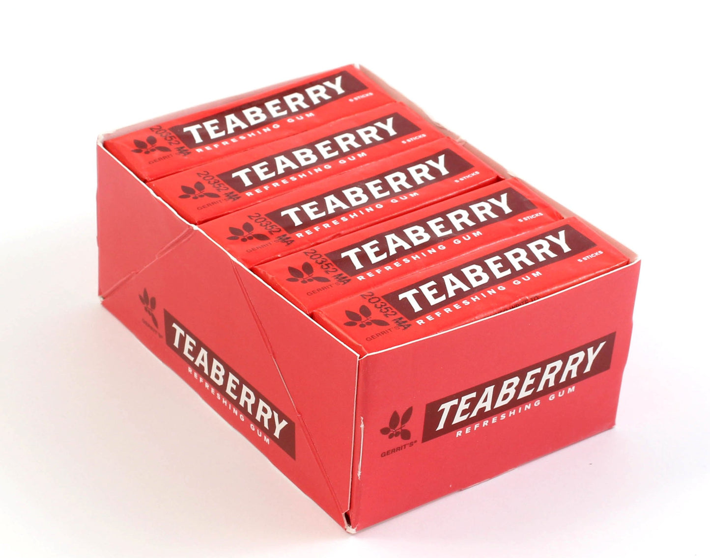 Gerrit's Teaberry Refreshing Gum - 20ct