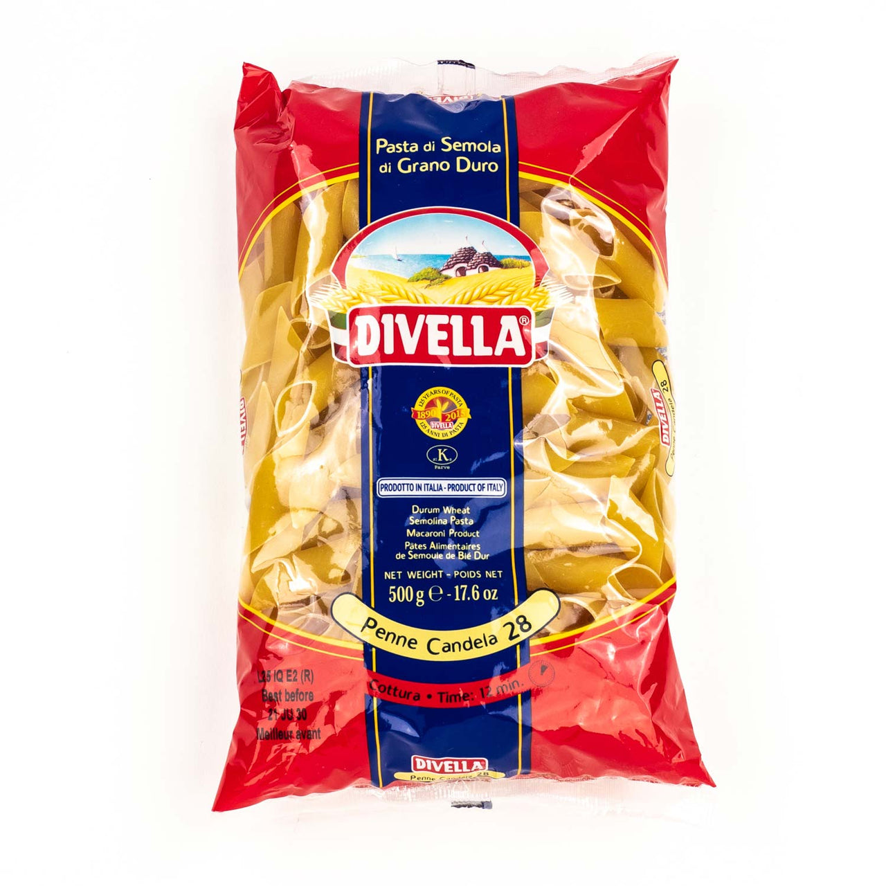 Divella Penne Candela 500g - Case of 24 (Italy)