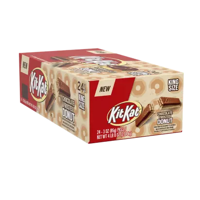 Kit Kat Chocolate Frosted Donut King Size 85g - 24 Bars