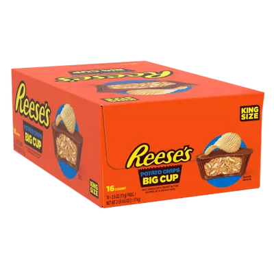 Reese's Big Cup With Potato Chips King Size 73g - 16Ct