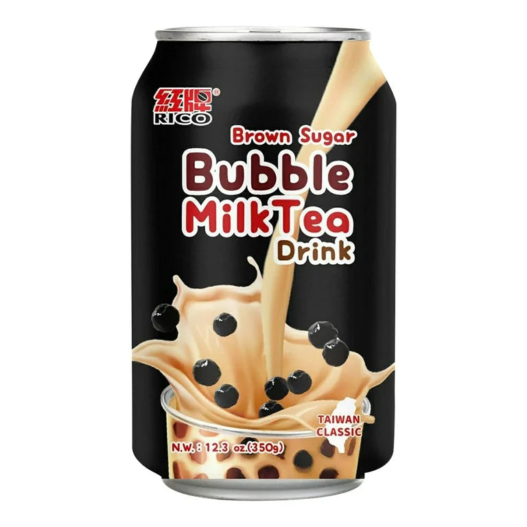 Rico Brown Sugar Bubble Milk Tea Drink 350g - Case of 24