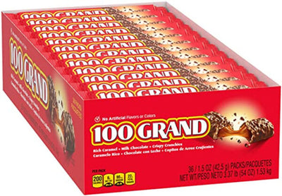 100 Grand Chocolate Bar 42.5g - 36ct