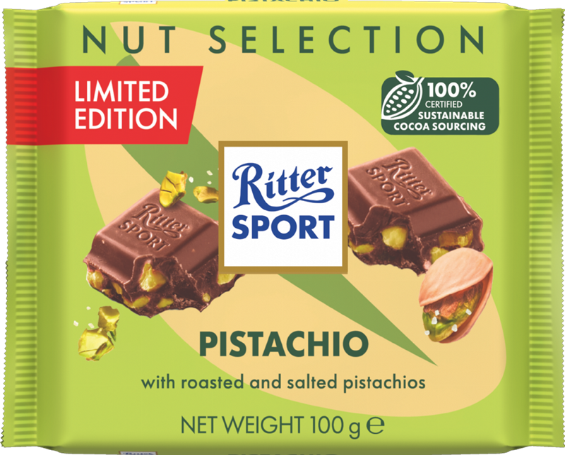 Ritter Sport Pistachio Bars 100g - 11ct