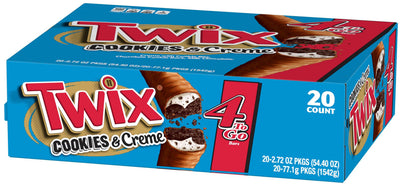 Twix Cookie & Creme 4 To Go Bars - Case of 20