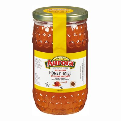 Aurora Wildflower Honey 1kg - Case of 6