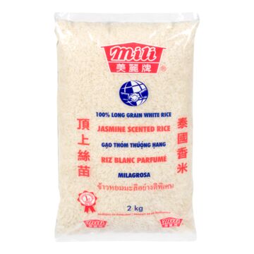 Mili Jasmine Scented Long Grain Rice 2kg - Case of 6
